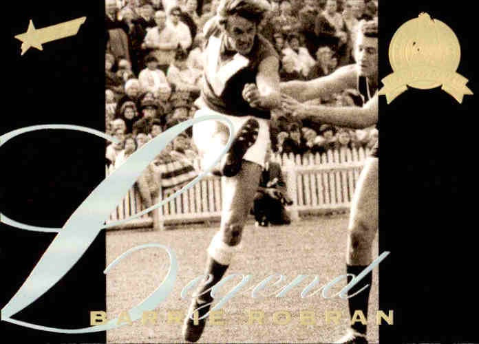 Barrie Robran, Hall of Fame Legend, 2003 Select XL AFL