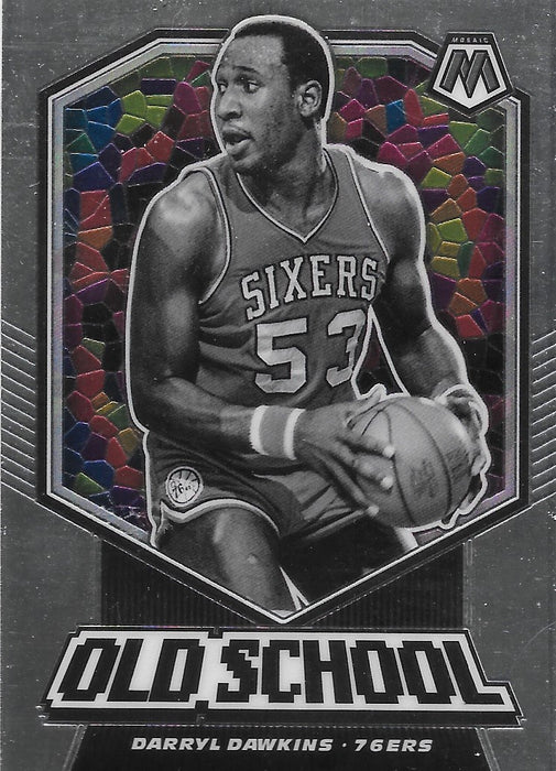 Darryl Dawkins, Old School, 2019-20 Panini Mosaic Basketball NBA