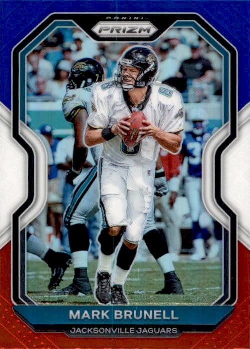 Mark Brunell, Red White Blue Prizm, 2020 Panini Prizm Football NFL