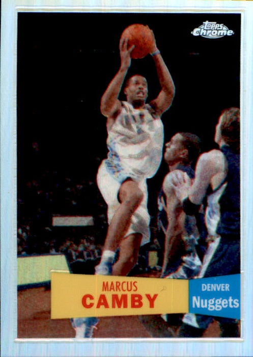 Marcus Camby, Refractor 1957-58 Retro Variant, 2007-08 Topps Chrome Basketball NBA