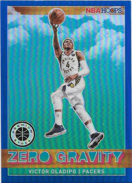 Victor Oladipo, Blue Prizm Zero Gravity, 2019-20 Panini Hoops Premium Stock Basketball NBA