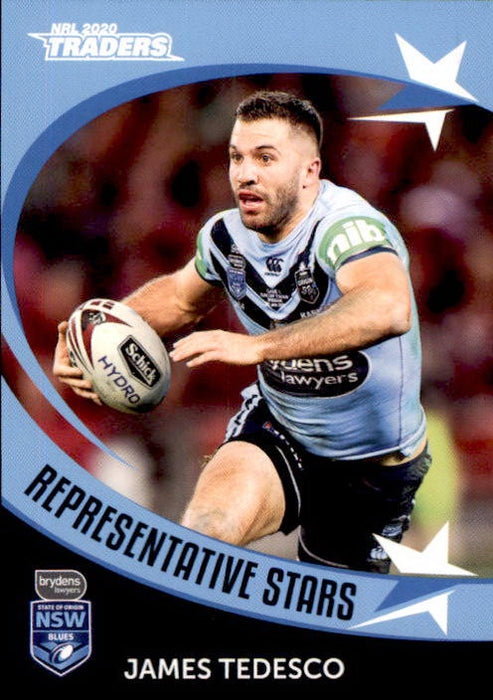 RS24 James Tedesco, Representative Stars, 2020 TLA Traders NRL