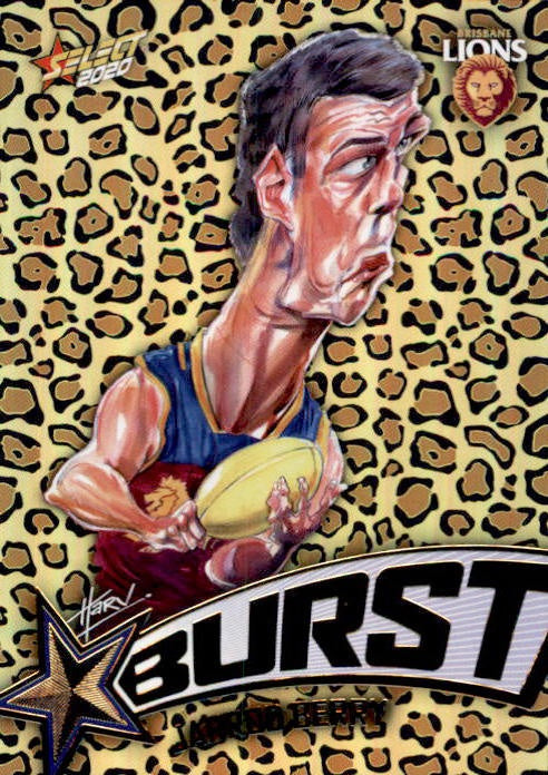 Jarrod Berry, Leopard Starburst, 2020 Select AFL Footy Stars