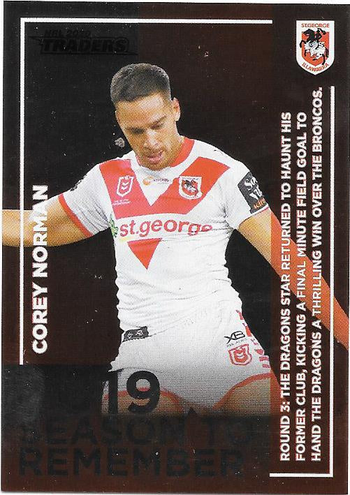 Corey Norman, Season to Remember, 2020 TLA Traders NRL