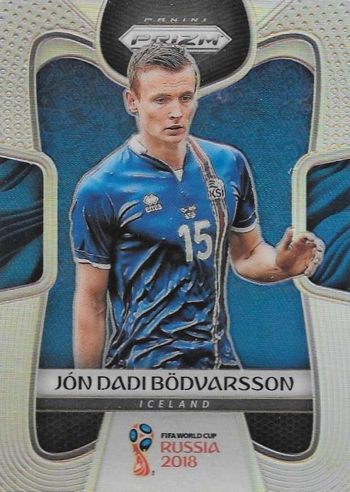 Jon Dadi Bodvarsson, Silver Refractor, 2018 Panini Prizm World Cup Soccer