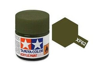 TAMIYA ACRYLIC MINI XF-62 OLIVE DRAB GREEN 10ml