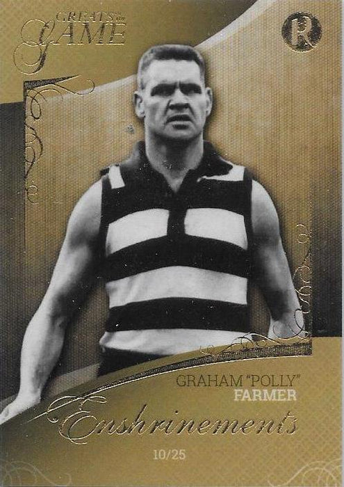 Graham Polly Farmer, Enshrinements, 2017 Regal Football Greats of the Game