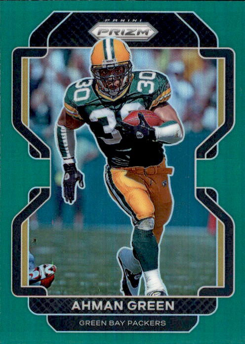 Ahman Green, Green Prizm, 2021 Panini Prizm Football NFL