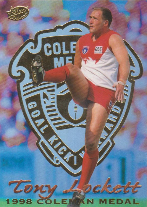 Tony Lockett, Coleman Medallist, 1999 Select AFL