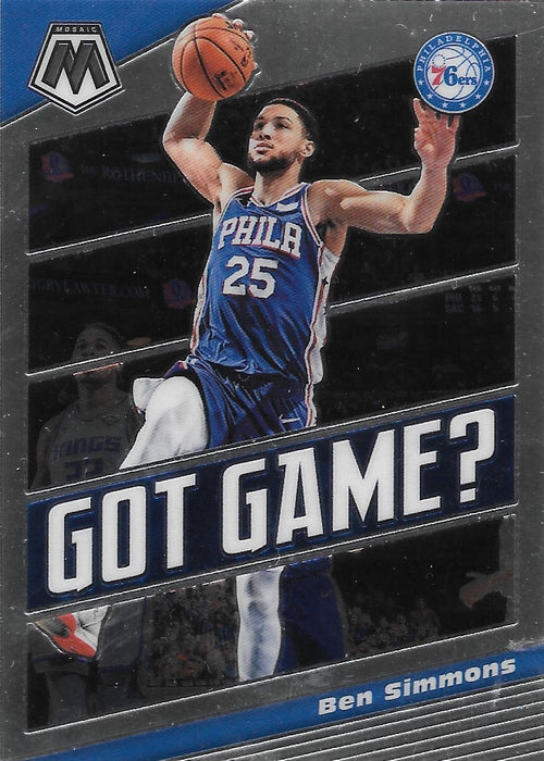 Ben Simmons, Got Game, 2019-20 Panini Mosaic Basketball NBA