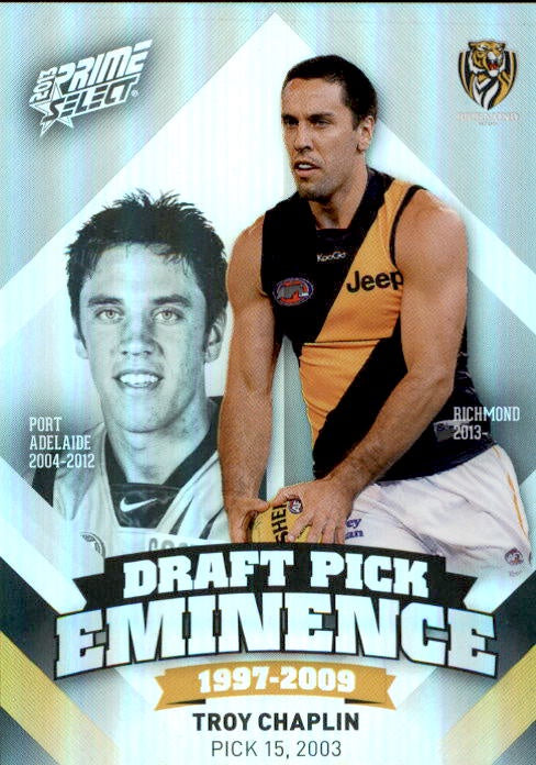 Troy Chaplin, Draft Pick Eminence, 2013 Select AFL Prime