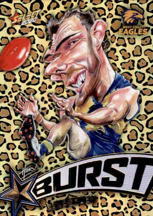 Luke Shuey, Leopard Starburst, 2020 Select AFL Footy Stars