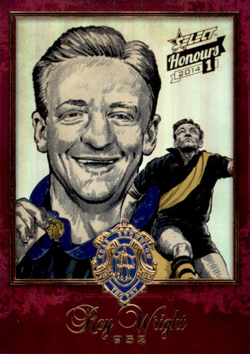 Roy Wright, 1952 Brownlow Sketch, 2014 Select AFL Honours 1