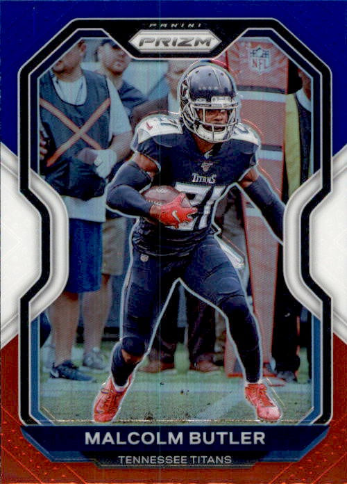 Malcolm Butler, Red White Blue Prizm, 2020 Panini Prizm Football NFL