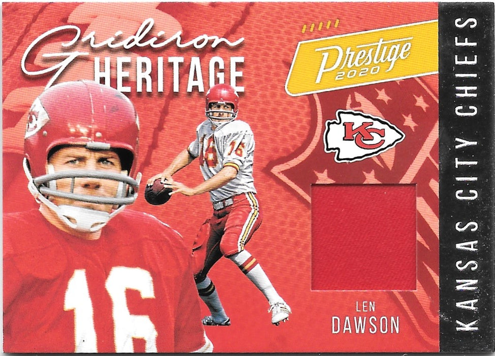 Len Dawson, Gridiron Heritage, 2020 Panini Prestige Football NFL