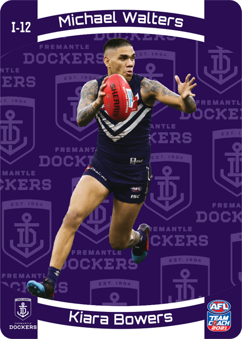 Walters, Bowers, 3D Icons, 2021 Teamcoach AFL