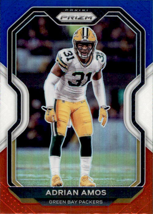Adrian Amos, Red White Blue Prizm, 2020 Panini Prizm Football NFL
