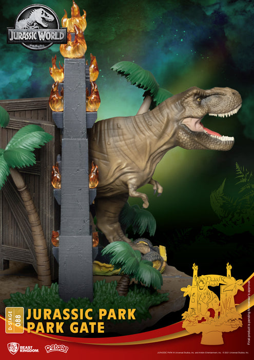 Beast Kingdom D Stage Jurassic Park Park Gate