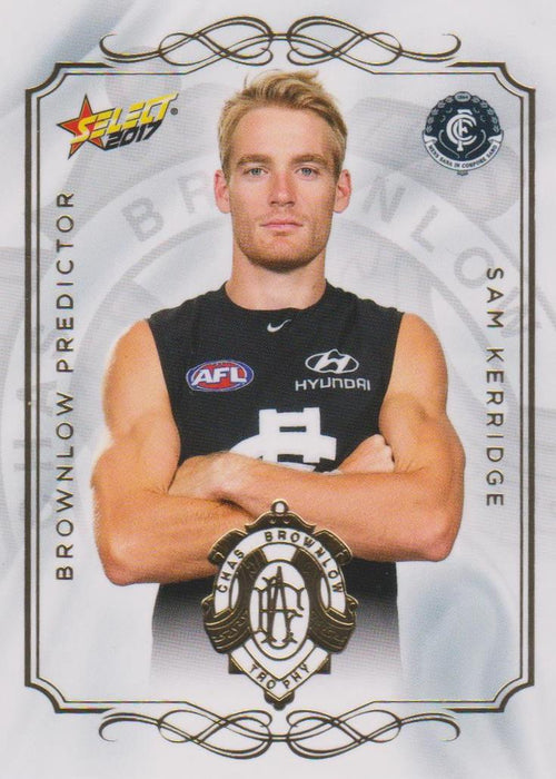 Sam Kerridge, Brownlow Predictor, 2017 Select AFL Footy Stars