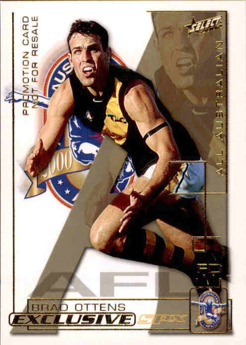 Brad Ottens, All Australian, 2002 Select AFL Exclusive SPX