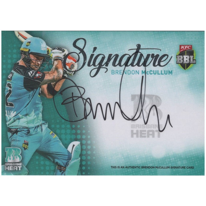 Brendon McCullum, Signature Redemption, 2017-18 Tap'n'play CA BBL 07 Cricket