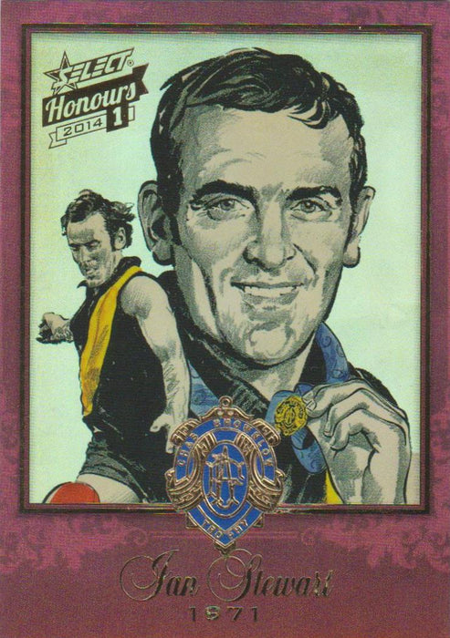 Ian Stewart, Brownlow Sketch, 2014 Select AFL Honours 1