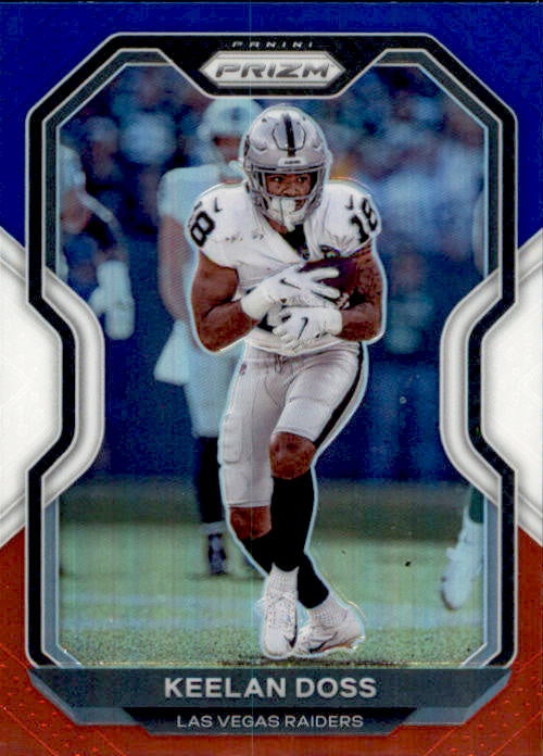 Keelan Doss, Red White Blue Prizm, 2020 Panini Prizm Football NFL