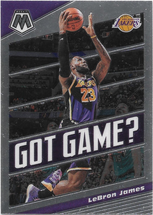 Lebron James, Got Game, 2019-20 Panini Mosaic Basketball NBA