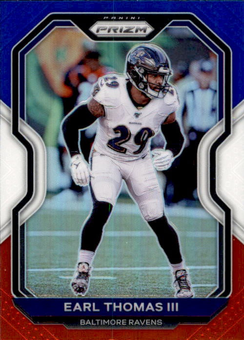 Earl Thomas, Red White Blue Prizm, 2020 Panini Prizm Football NFL