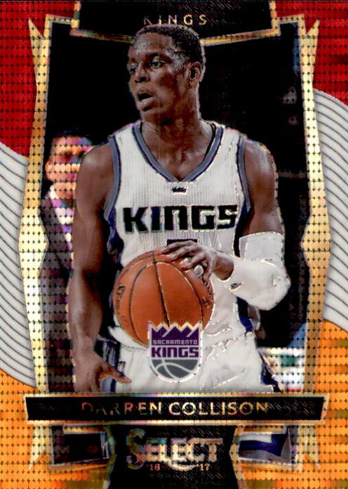 Darren Collison, Red White Orange Prizm, 2016-17 Panini Select Basketball NBA