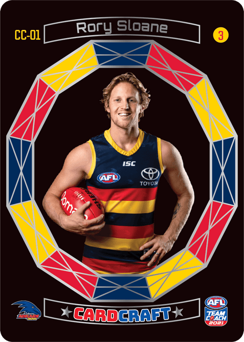 Rory Sloane #3, Craft Card, 2021 Teamcoach AFL