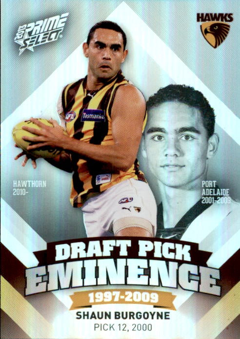 Shaun Burgoyne, Draft Pick Eminence, 2013 Select AFL Prime