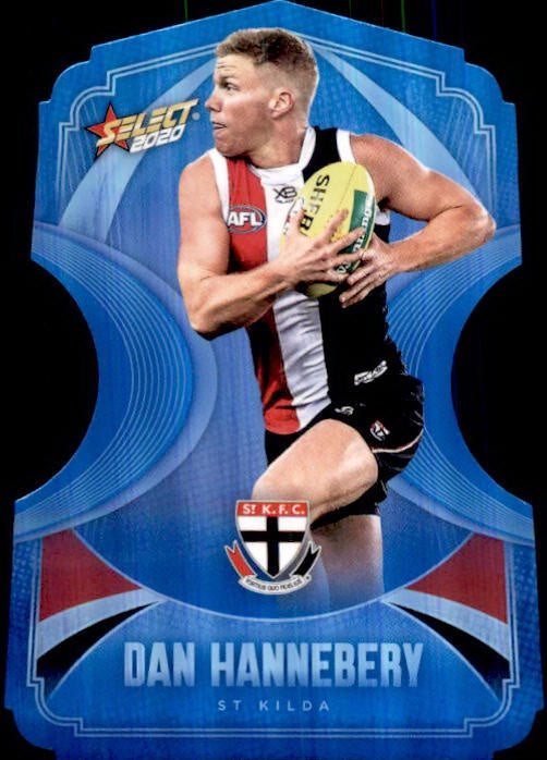 Dan Hannebery, Ice Blue Diecuts, 2020 Select AFL Footy Stars