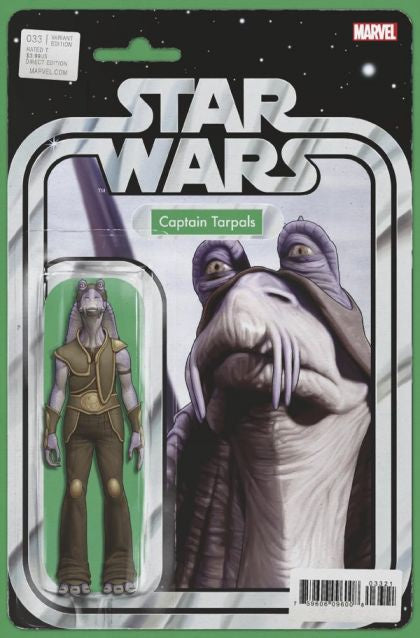 Star Wars #33 Comic (2020) Carded Captain Tarpals Variant Comic