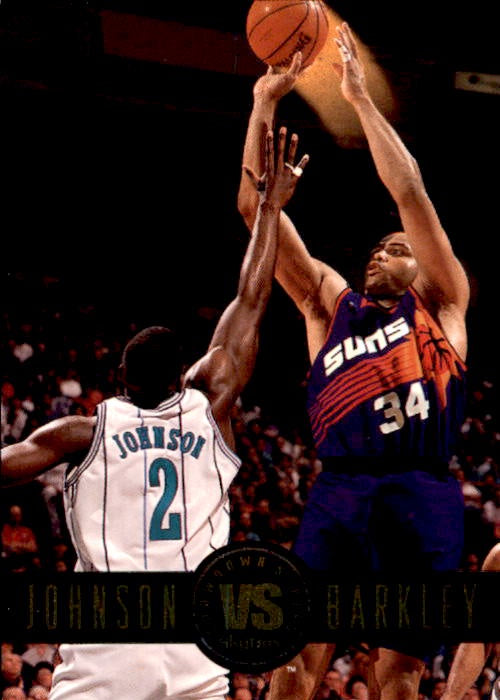 Larry Johnson Vs Charles Barkley, Showdown, 1993-94 Skybox Basketball NBA