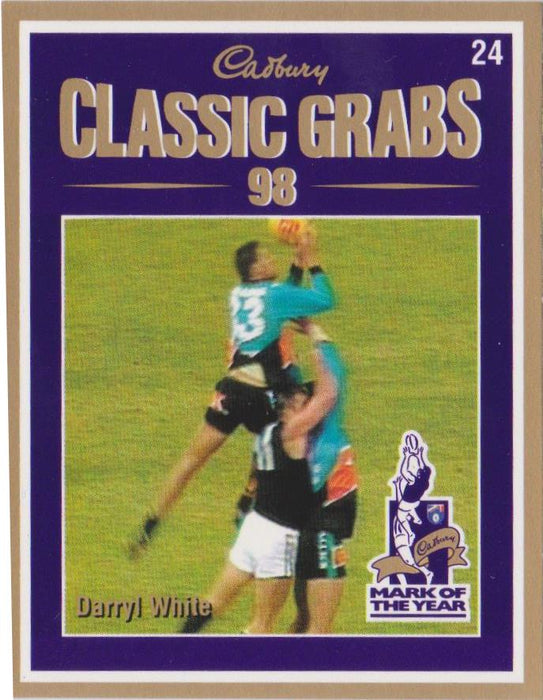 Darryl White, Cadbury Classic Grabs, 1999 Select AFL