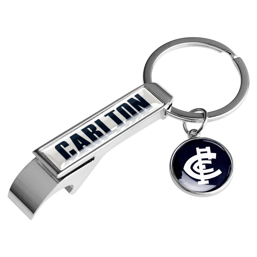 CARLTON BLUES BOTTLE OPENER KEYRING