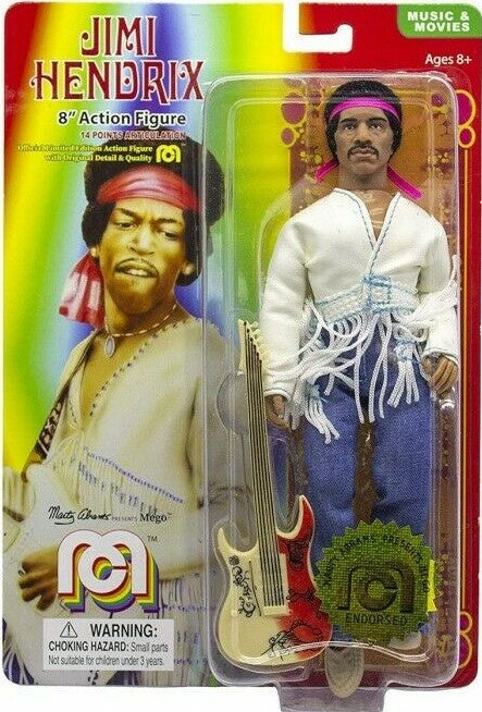 Jimi Hendrix, 8" Action Figure, MEGO Music & Movies