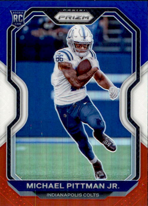 Michael Pittman, RC, Red White Blue Prizm, 2020 Panini Prizm Football NFL