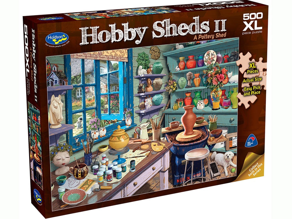 HOBBY SHEDS II, A Pottery Shed, 500XL Piece Jigsaw Puzzle