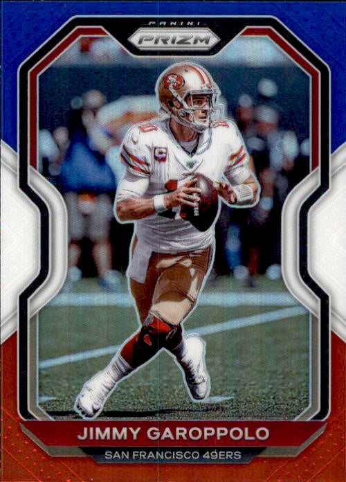 Jimmy Garoppolo, Red White Blue Prizm, 2020 Panini Prizm Football NFL