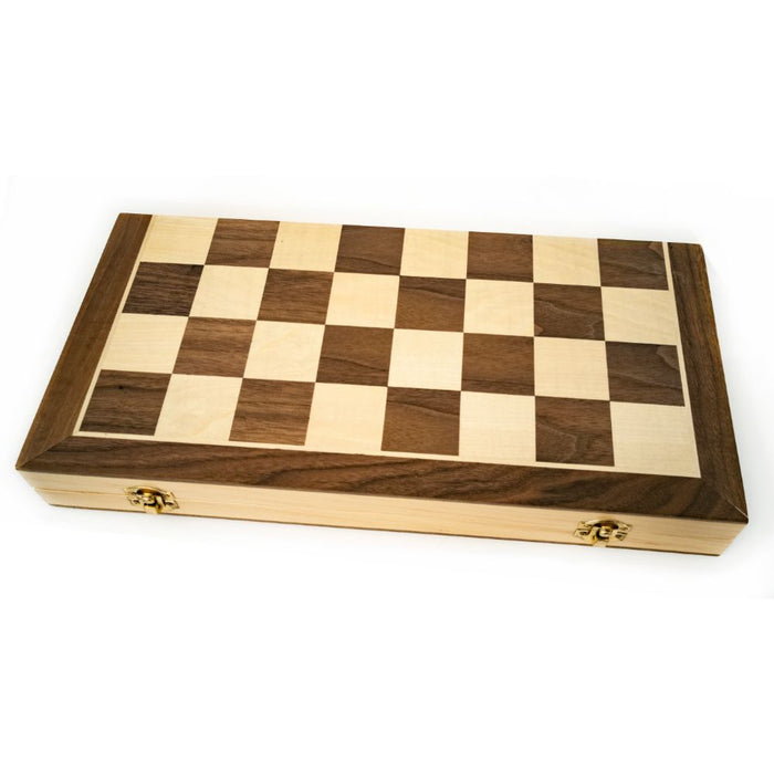 LPG Wooden Folding Chess/Checkers/Backgammon Set 40cm