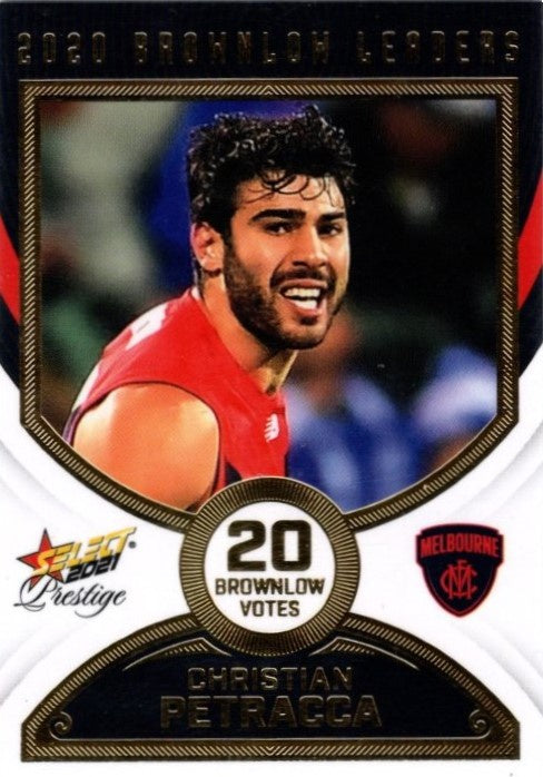 Christian Petracca, Brownlow Leaders, 2021 Select AFL Prestige