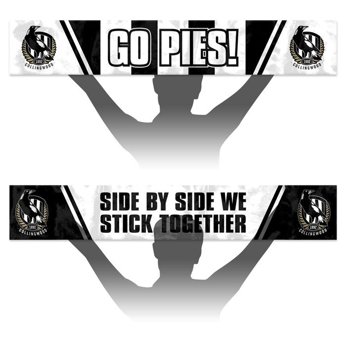 COLLINGWOOD MAGPIES BANNER FLAG