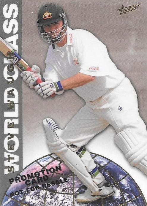 Steve Waugh, Promotional Card, 1998 Select Cricket
