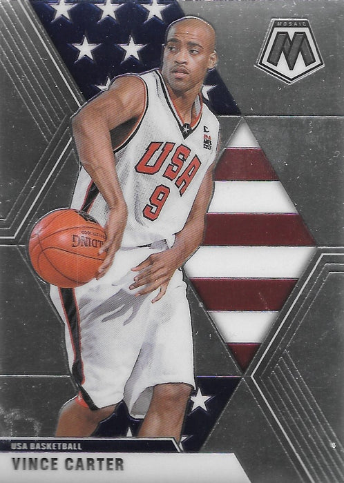 Vince Carter, #258, USA, 2019-20 Panini Mosaic Basketball NBA