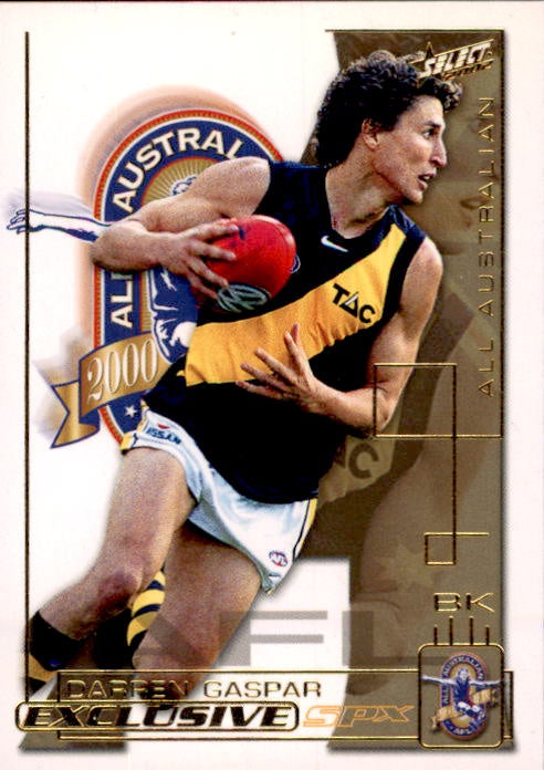 Darren Gasper, All Australian, 2002 Select AFL Exclusive SPX