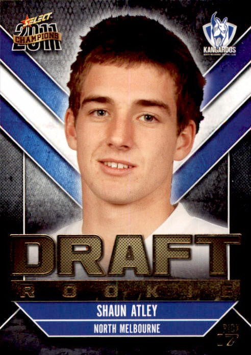2011 Select AFL Champions, Draft Rookie, Shaun Atley