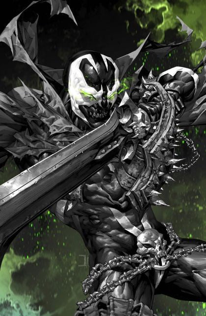 King Spawn #26 Kael Ngu B&W Virgin Cover Comic