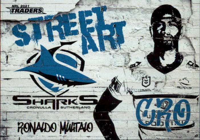 Ronaldo Mulitalo, Street Art, 2021 TLA Traders NRL